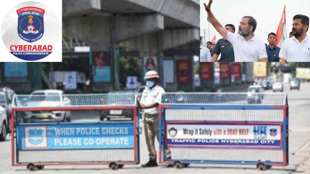 traffic restrictions in Cyberabad