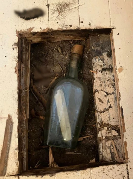 135-year-old message in bottle
