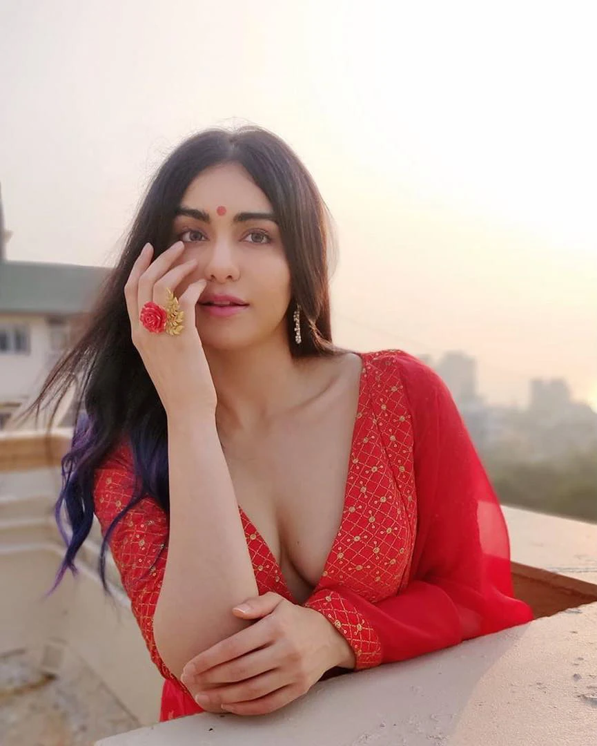 Adah Sharma is turning up the heat even with traditional looks still2