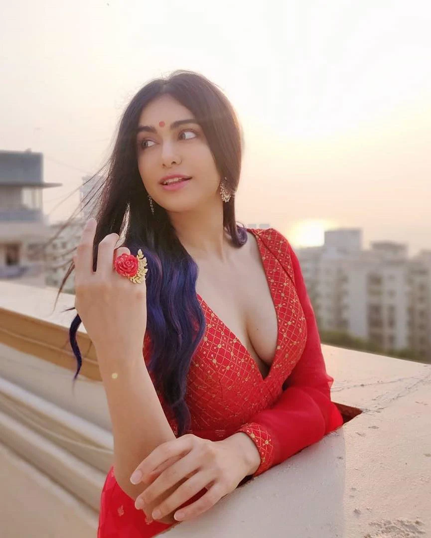 Adah Sharma is turning up the heat even with traditional looks still4