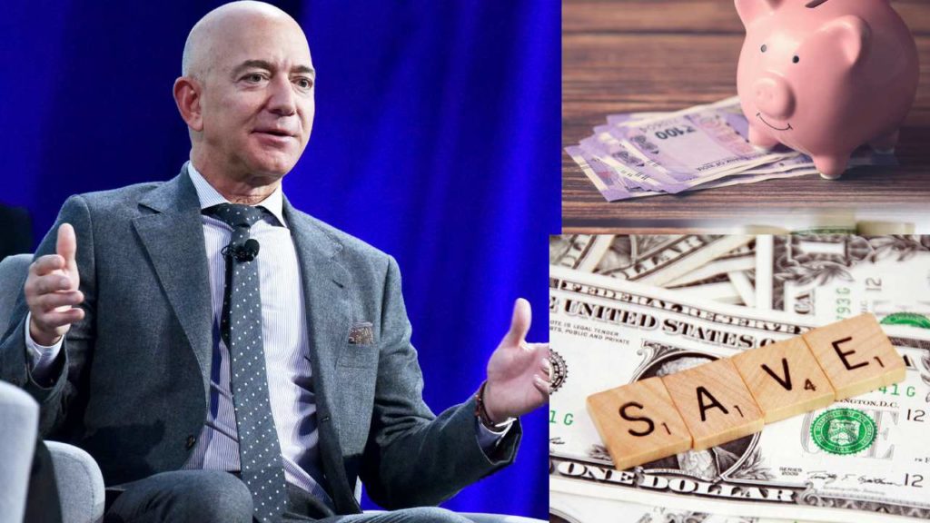 Amazon founder Jeff Bezos says save money
