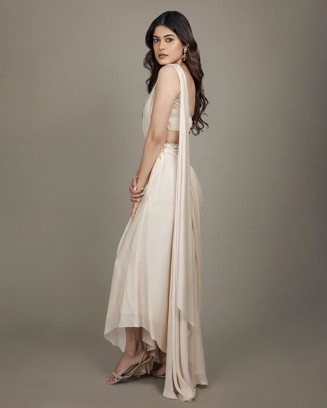 Asha Bhat looks beautiful in white dress Pics