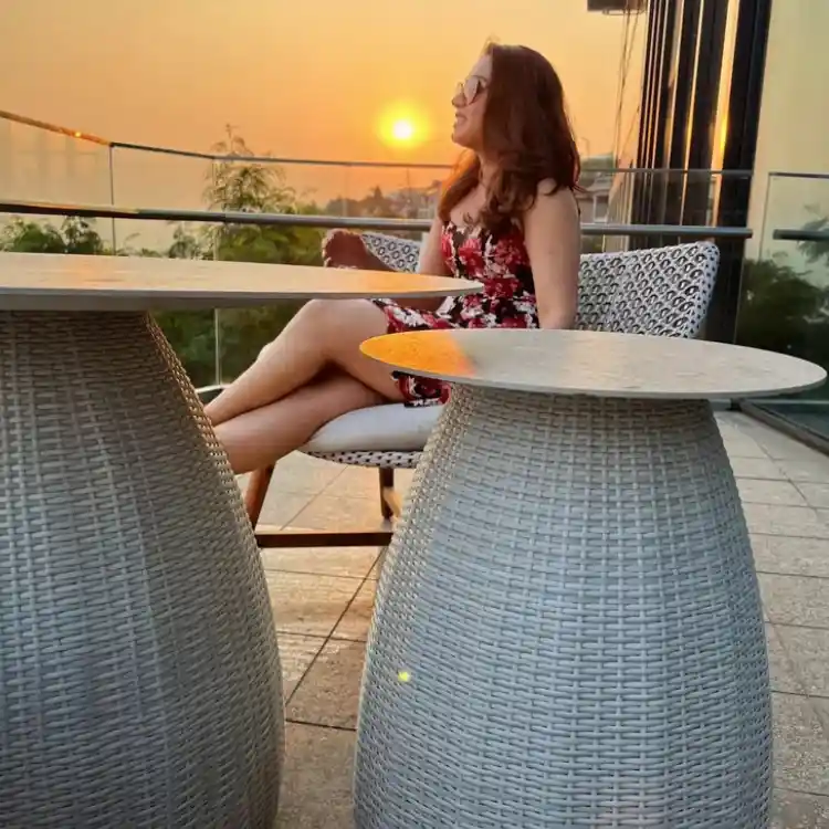 Catherine Tresa Enjoying Sunset