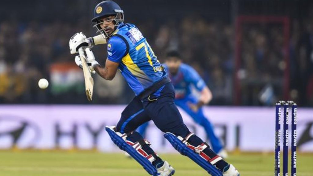 Sri Lanka Cricket player Danushka Gunathilaka