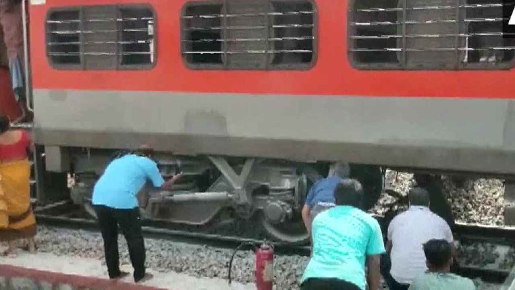 Duronto Express Catches Fire