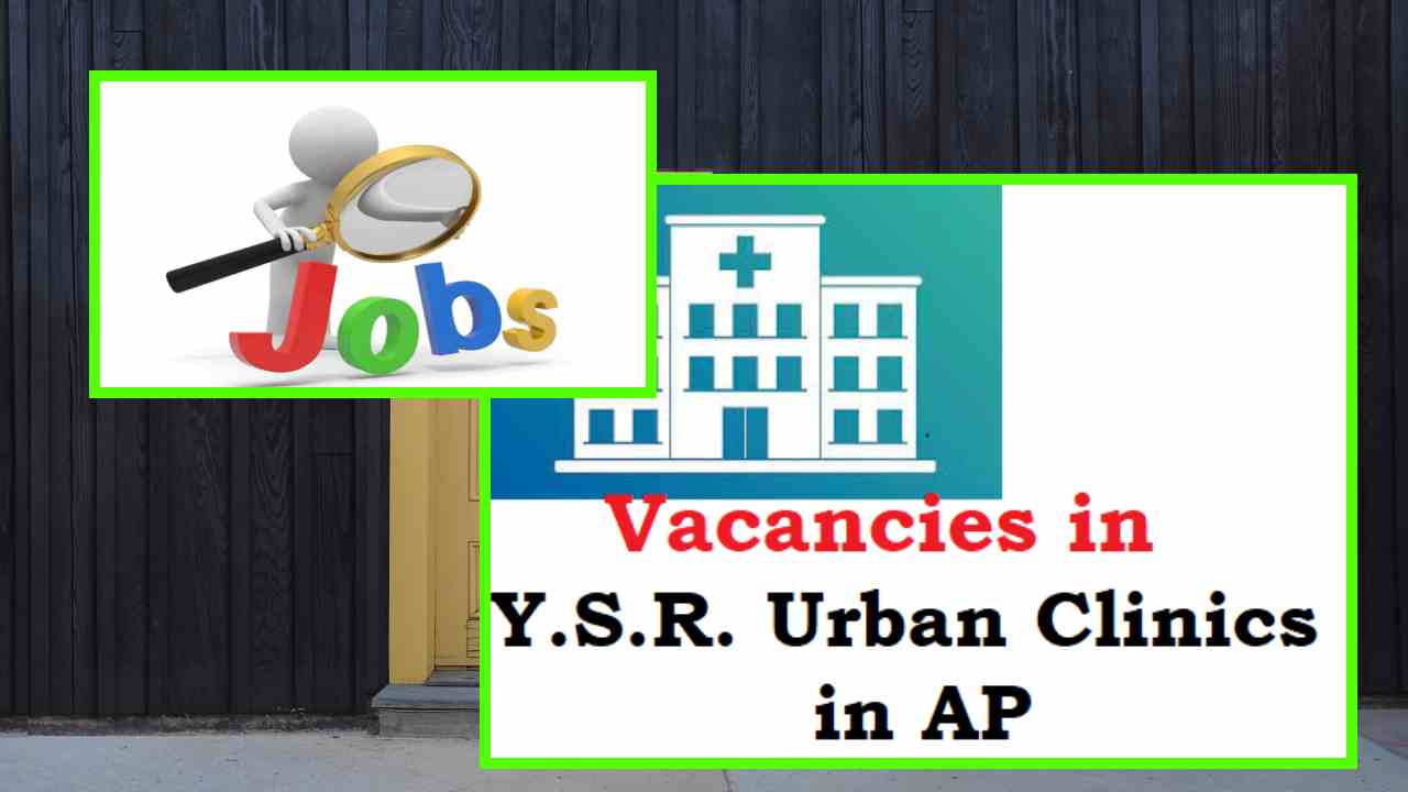 Contract Vacancies : తూర్పు గోదావరి జిల్లాలోని వైఎస్సార్ అర్బన్ క్లినిక్, యూపీహెచ్సీ లో ఒప్పంద ఖాళీల భర్తీ! Contract Vacancies : తూర్పు గోదావరి జిల్లాలోని వైఎస్సార్ అర్బన్ క్లినిక్, యూపీహెచ్సీ లో ఒప్పంద ఖాళీల భర్తీ!
