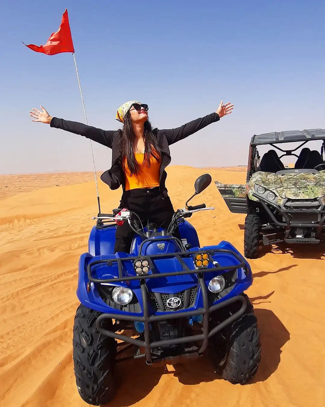 Heroine Surbhi enjoying vacations in Dubai Pics