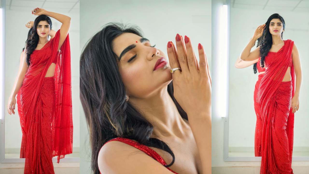 Jabardasth Varsha : చీరలో వర్ష సొగసు చూడతరమా..