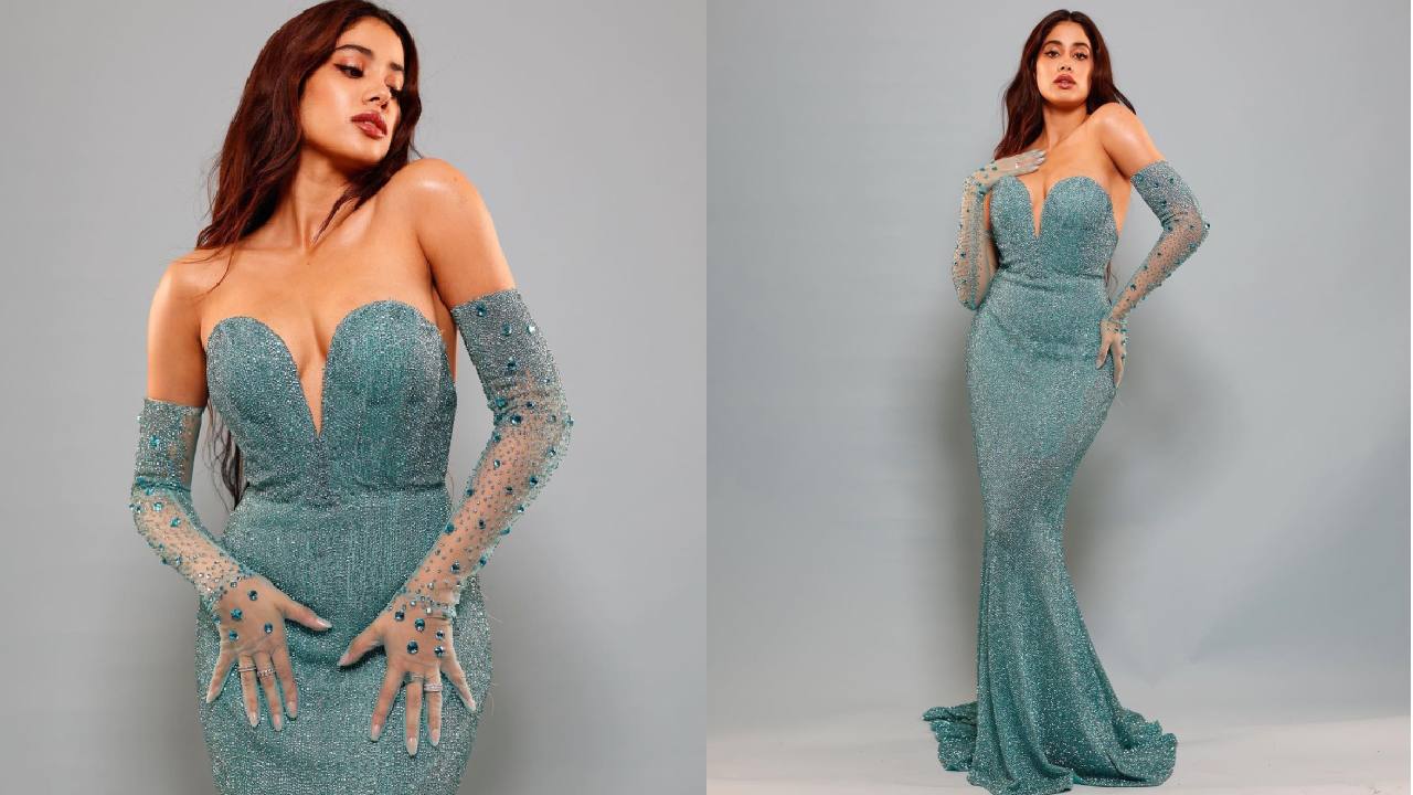 Janhvi Kapoor : బ్లూ అవుట్ ఫిట్‌లో.. జిల్ జిల్ జిగేల్ అంటున్న జాన్వీ..
