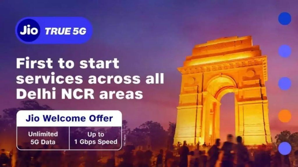 Jio 5G service now available for free in Delhi, Noida, Gurugram and all other NCR region
