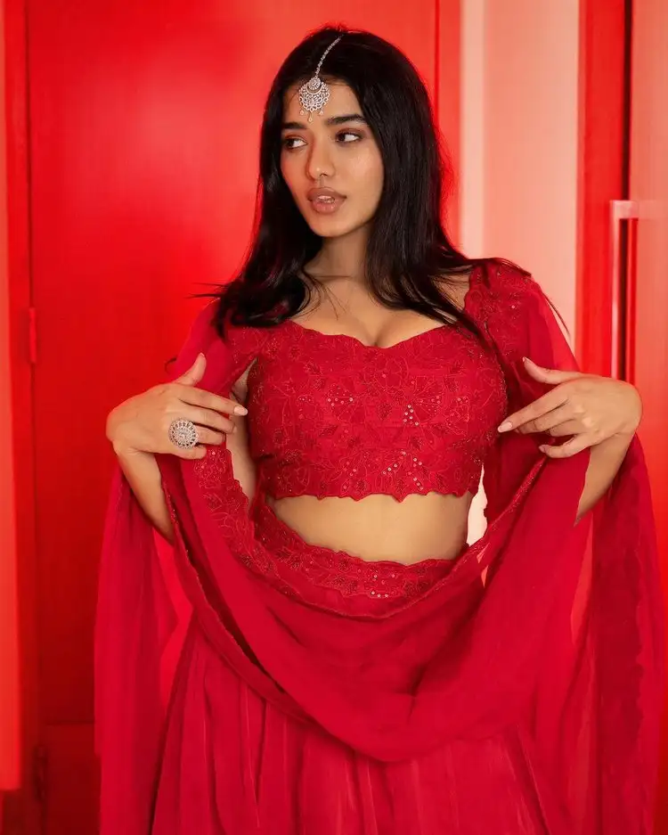 Ketika Sharma Steals Hearts With Red Dress