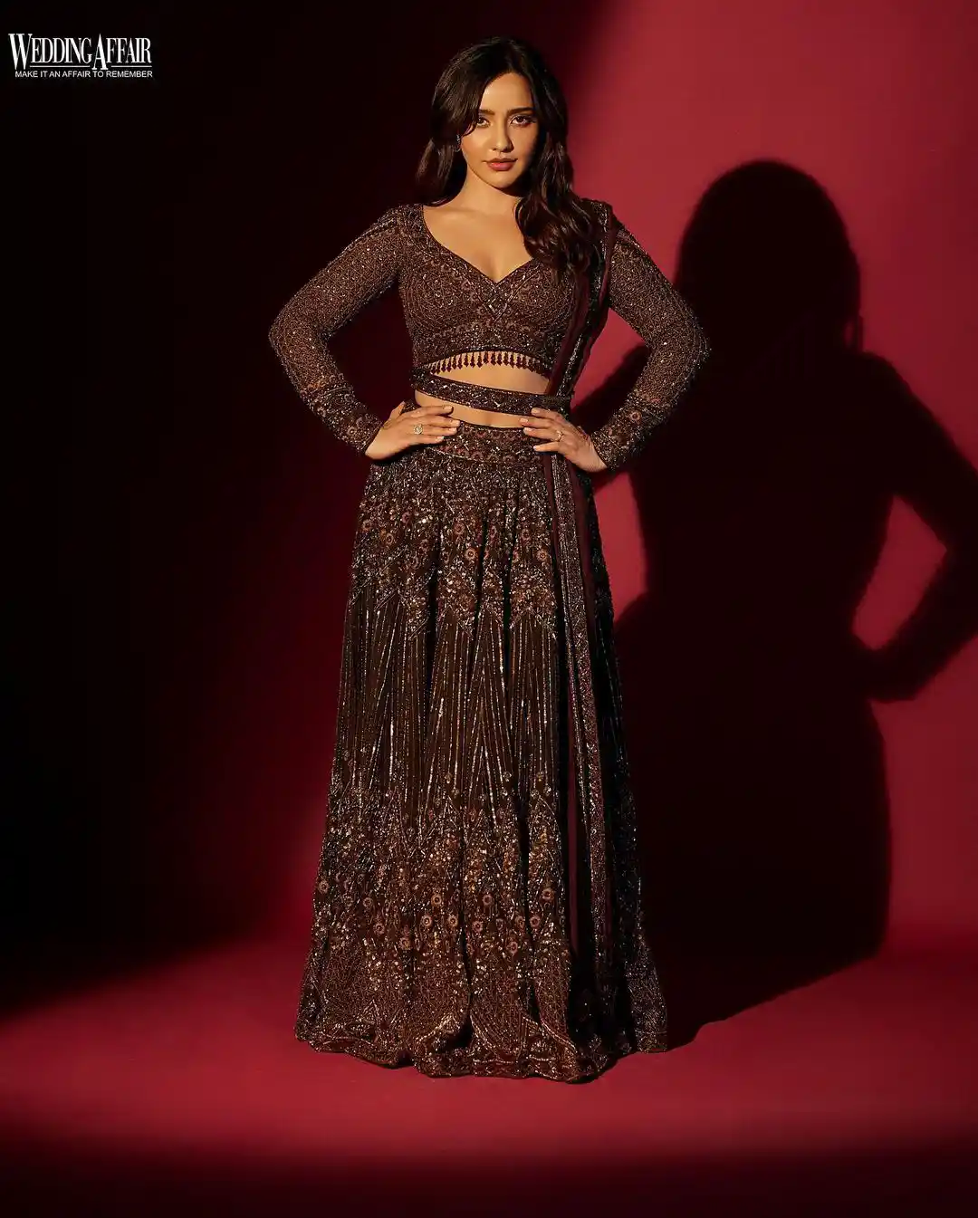 Nehasharma special photoshoot for Wedding Affair Magazine