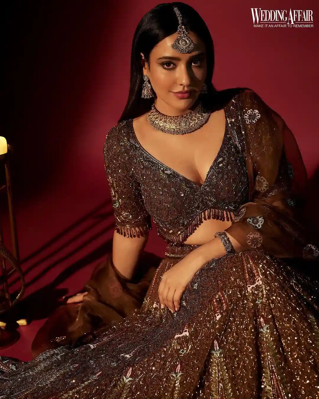 Nehasharma special photoshoot for Wedding Affair Magazine