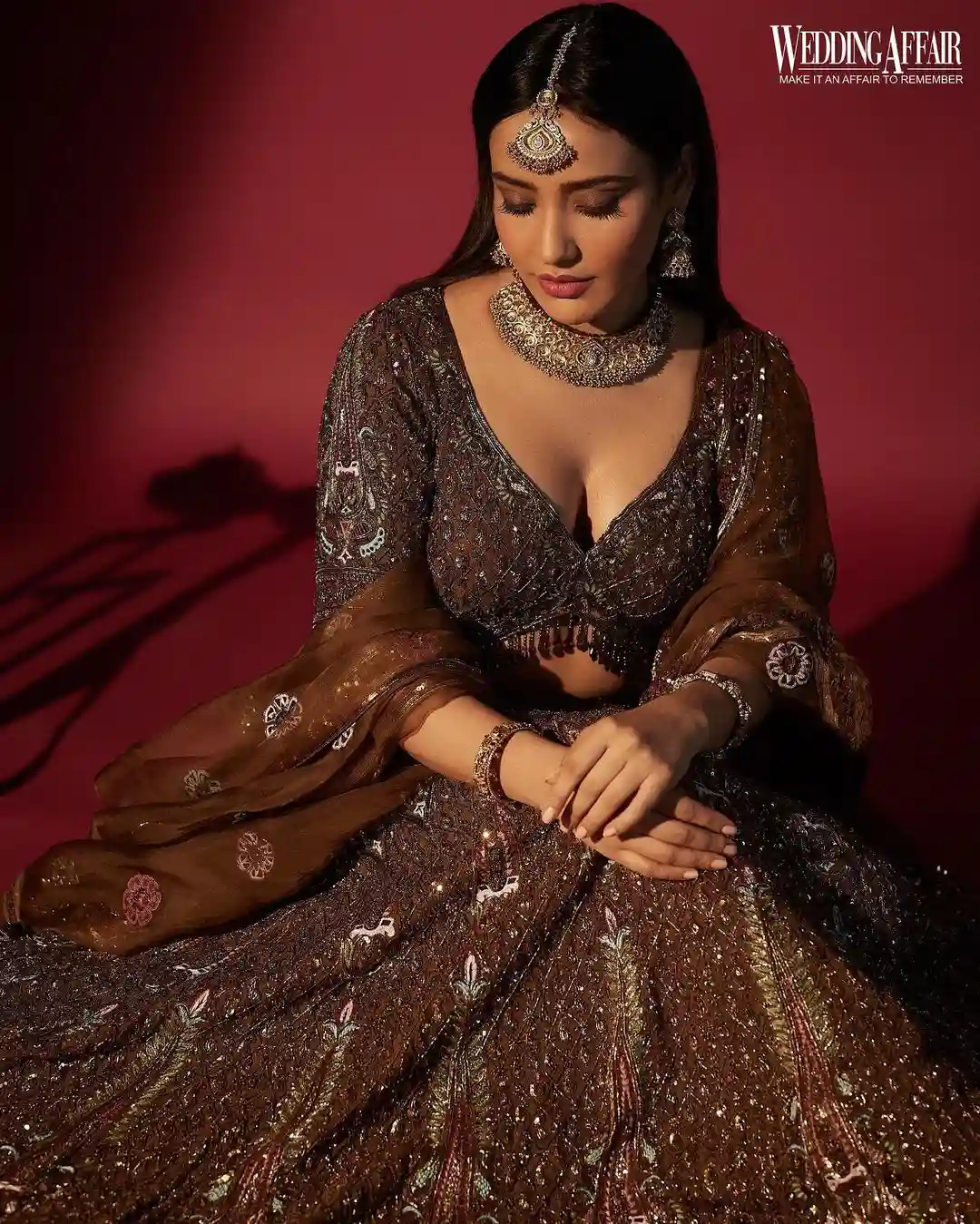 Nehasharma special photoshoot for Wedding Affair Magazine