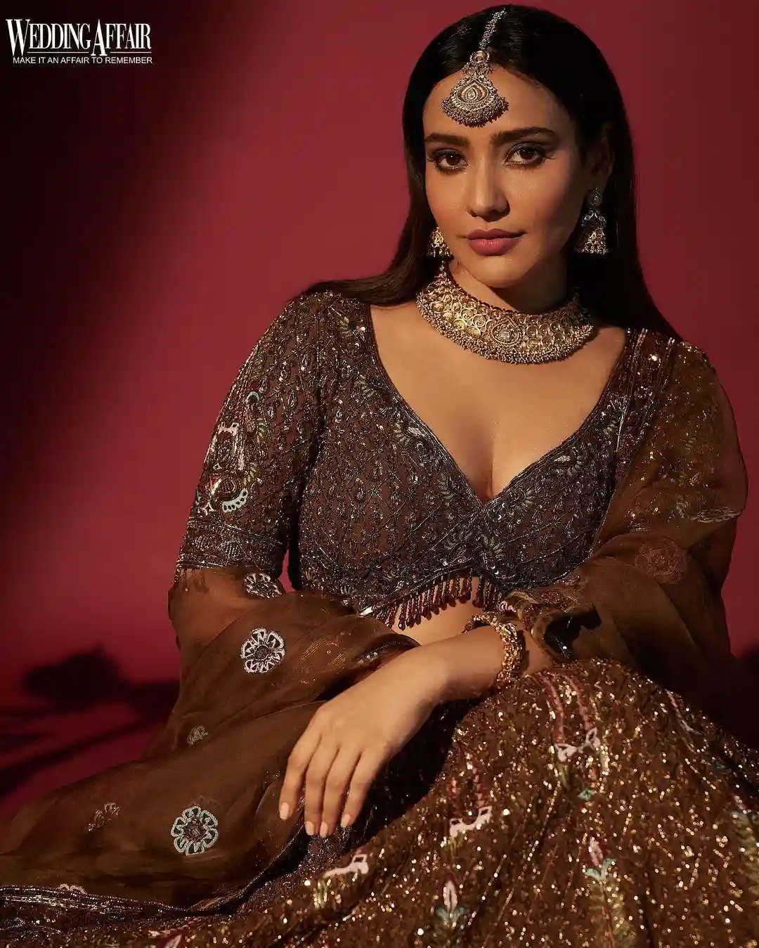 Nehasharma special photoshoot for Wedding Affair Magazine