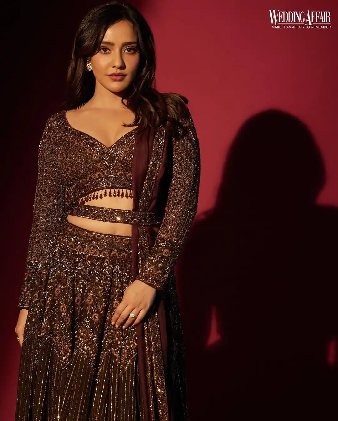 Nehasharma special photoshoot for Wedding Affair Magazine