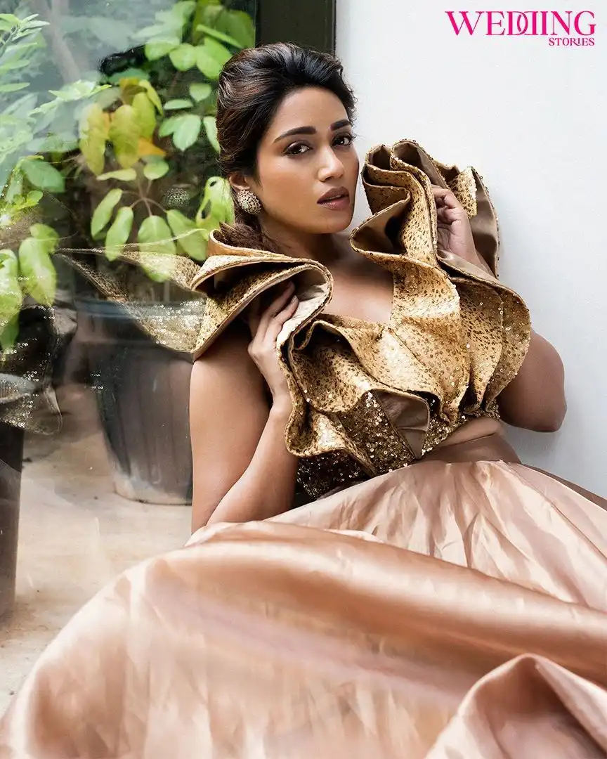 Nivetha Pethuraj beauty on the magazine page stills