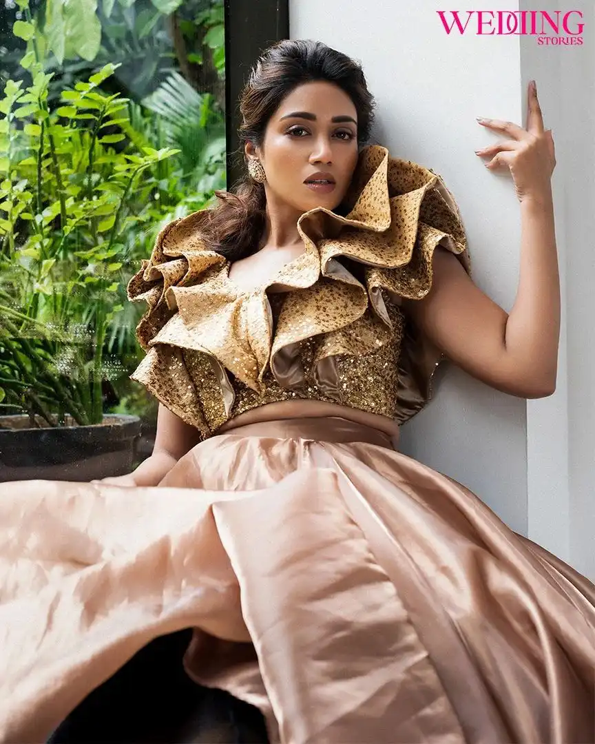 Nivetha Pethuraj beauty on the magazine page stills