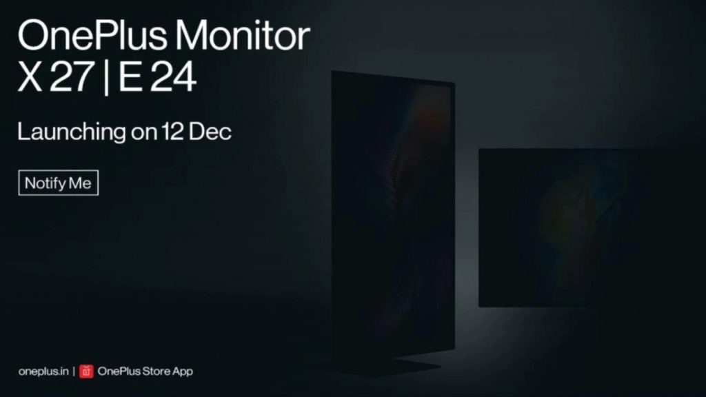 OnePlus to launch its first desktop monitors in India on December 12