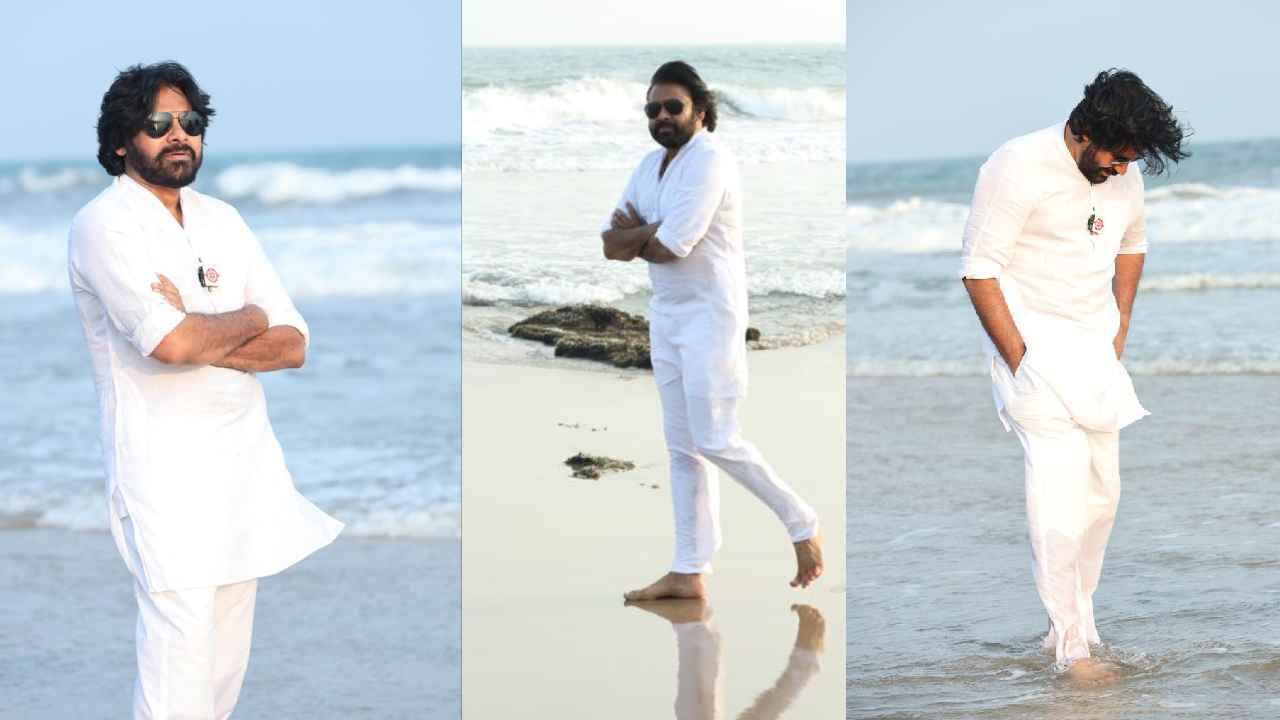 Pawan Kalyan At Vizag Beach : విశాఖ బీచ్లో పవన్ కల్యాణ్ షికారు.. ఒంటరిగా కాసేపు వాకింగ్ Pawan Kalyan At Vizag Beach : విశాఖ బీచ్లో పవన్ కల్యాణ్ షికారు.. ఒంటరిగా కాసేపు వాకింగ్