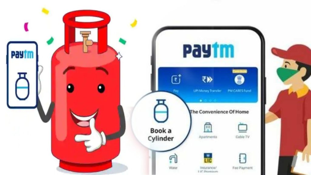 Paytm offering cashback on booking LPG cylinders through the app_ how to book and track