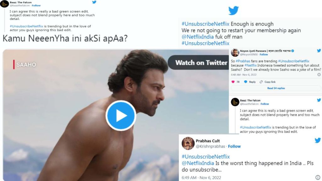 Prabhas is being trolled worldwide for the work done by Netflix