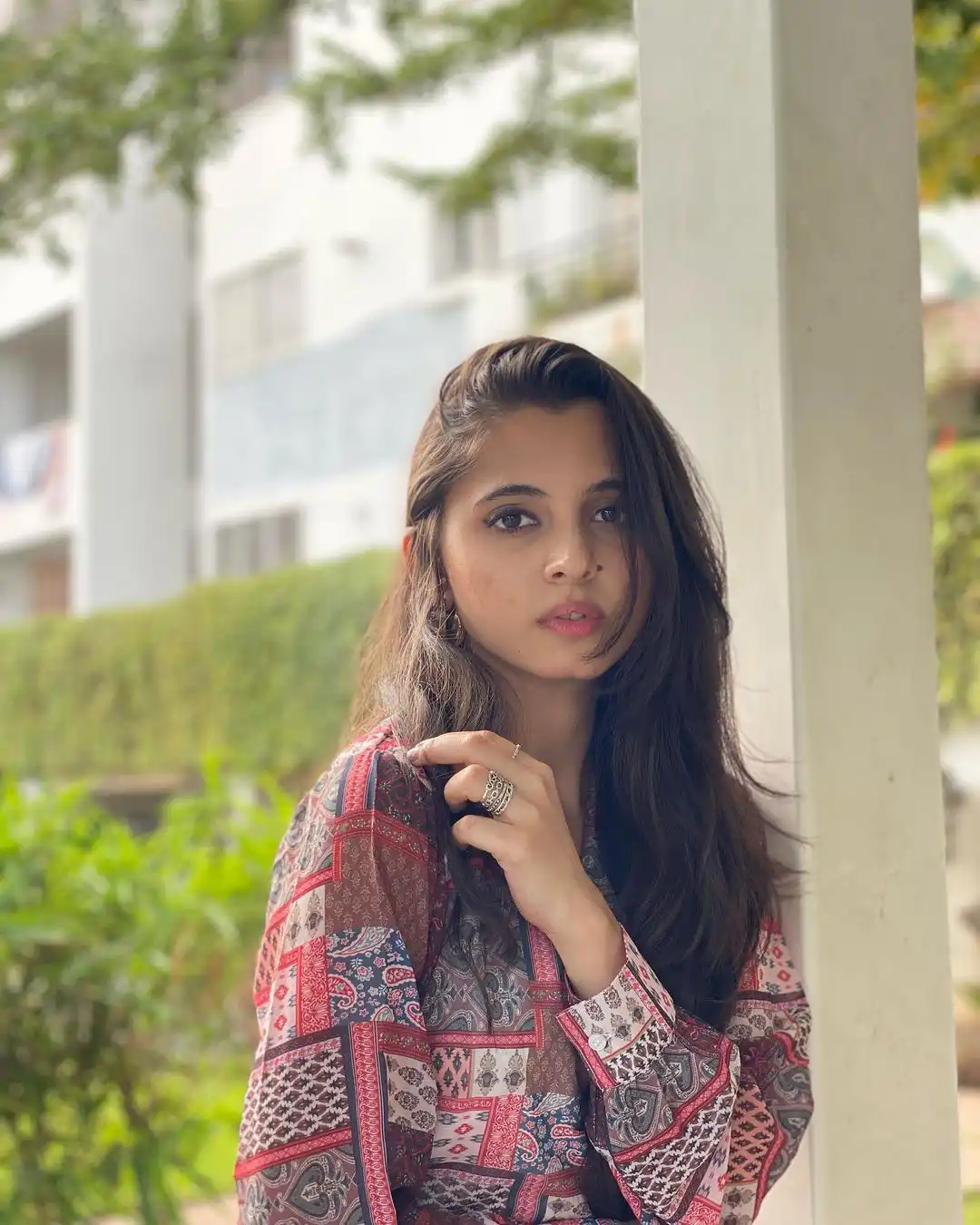 Preeti Asrani is looking with sharp eyes