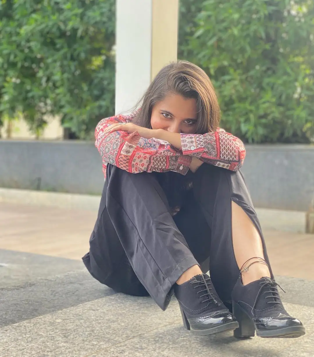 Preeti Asrani is looking with sharp eyes