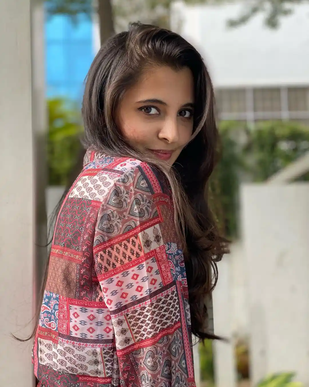Preeti Asrani is looking with sharp eyes