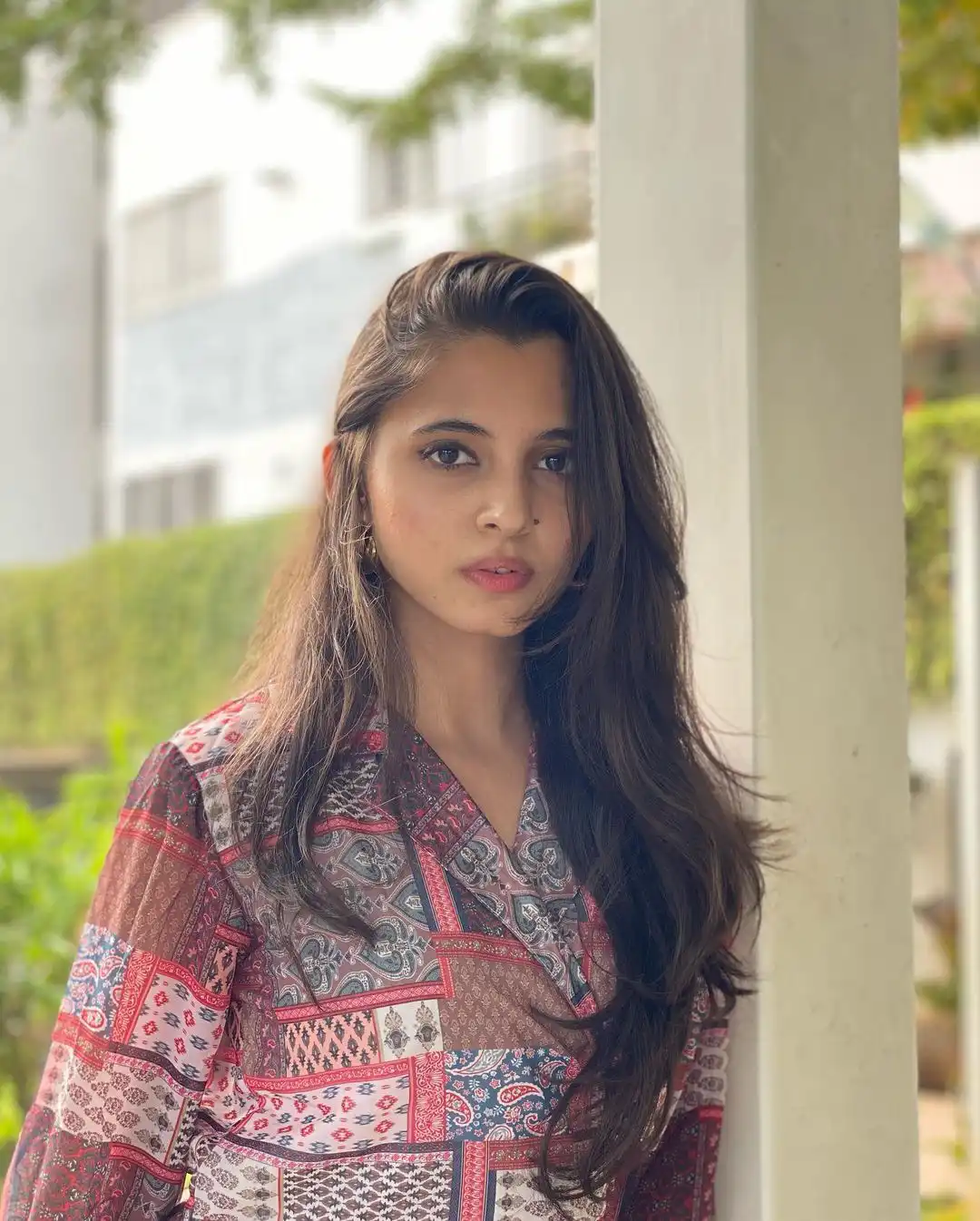 Preeti Asrani is looking with sharp eyes