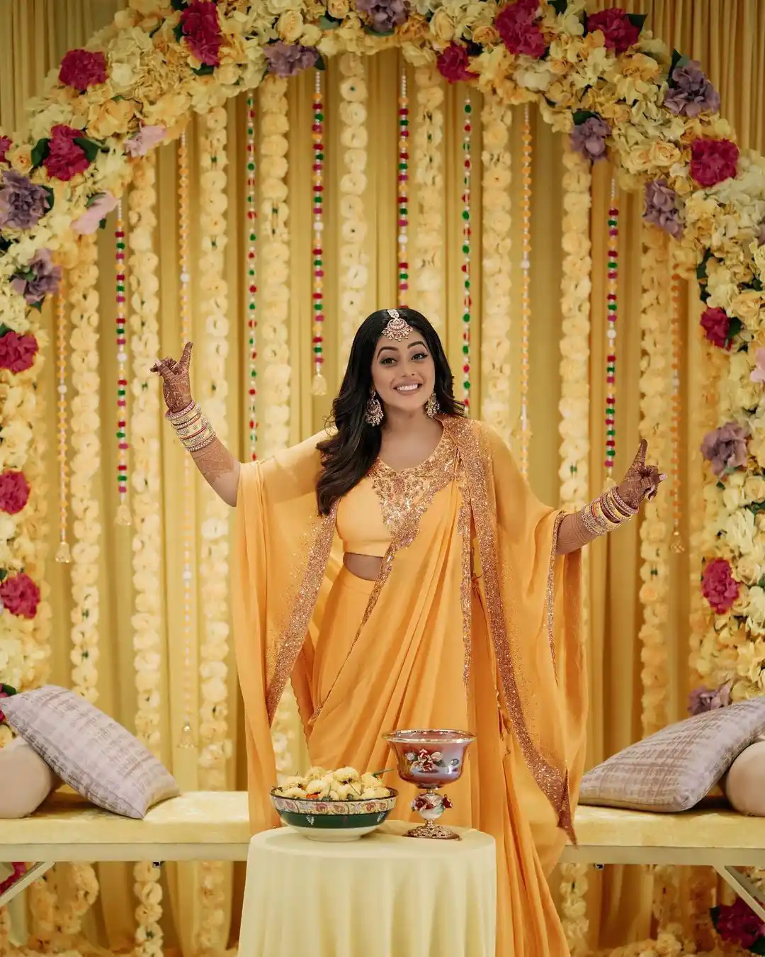 Purnaa Haldi function celebrations