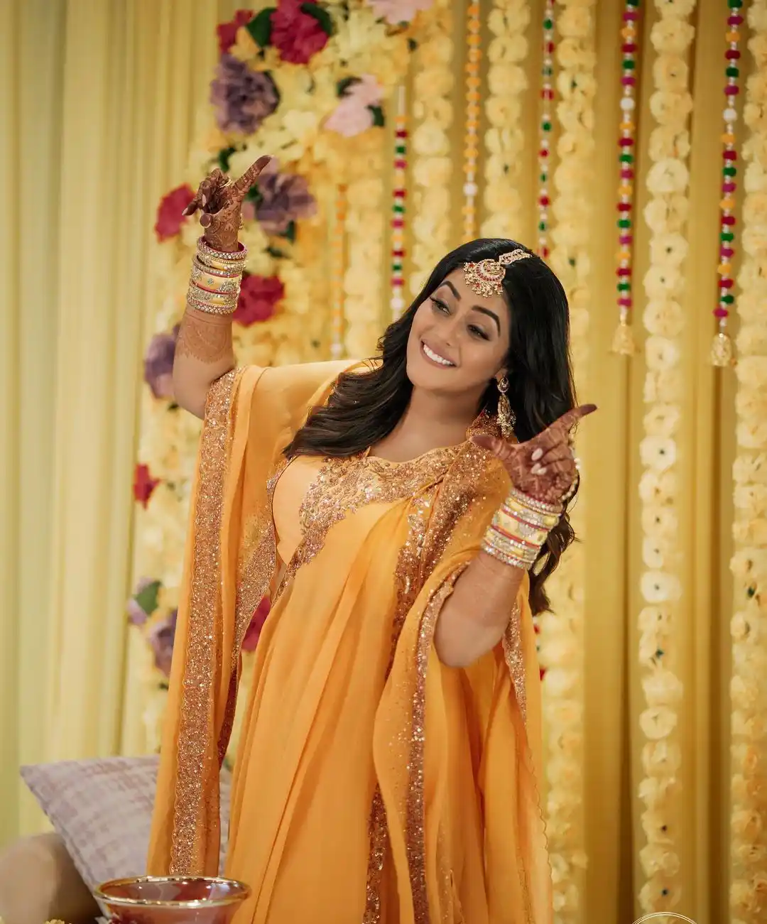Purnaa Haldi function celebrations