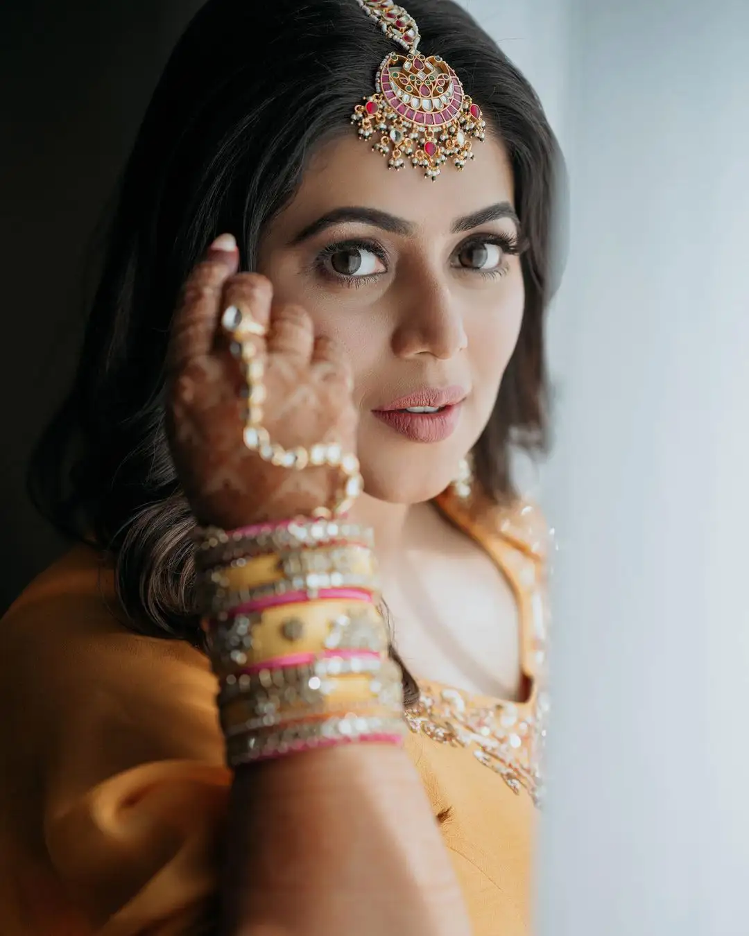 Purnaa Haldi function celebrations