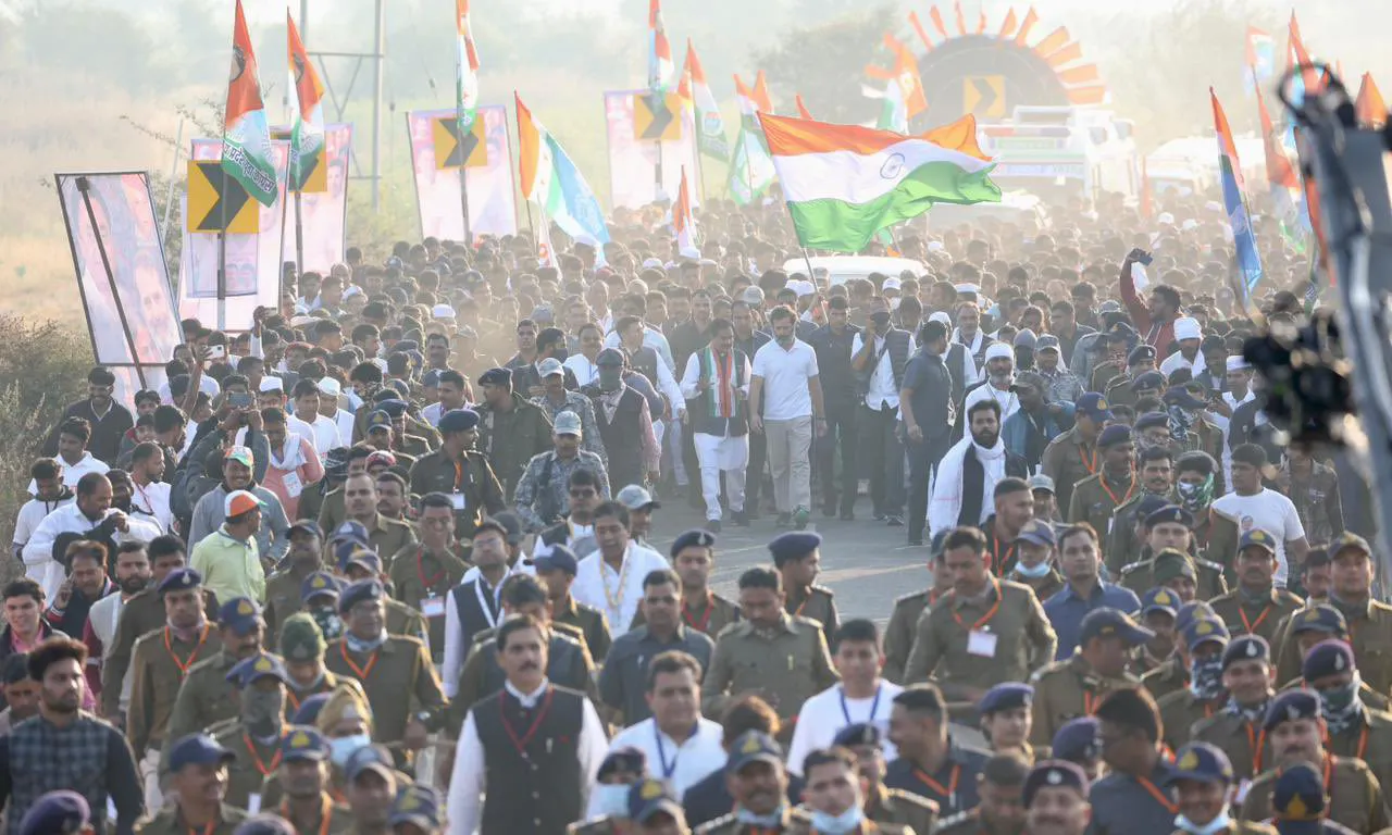 Rahul Gandhi Bharat Jodo Yatra In Madhya Pradesh