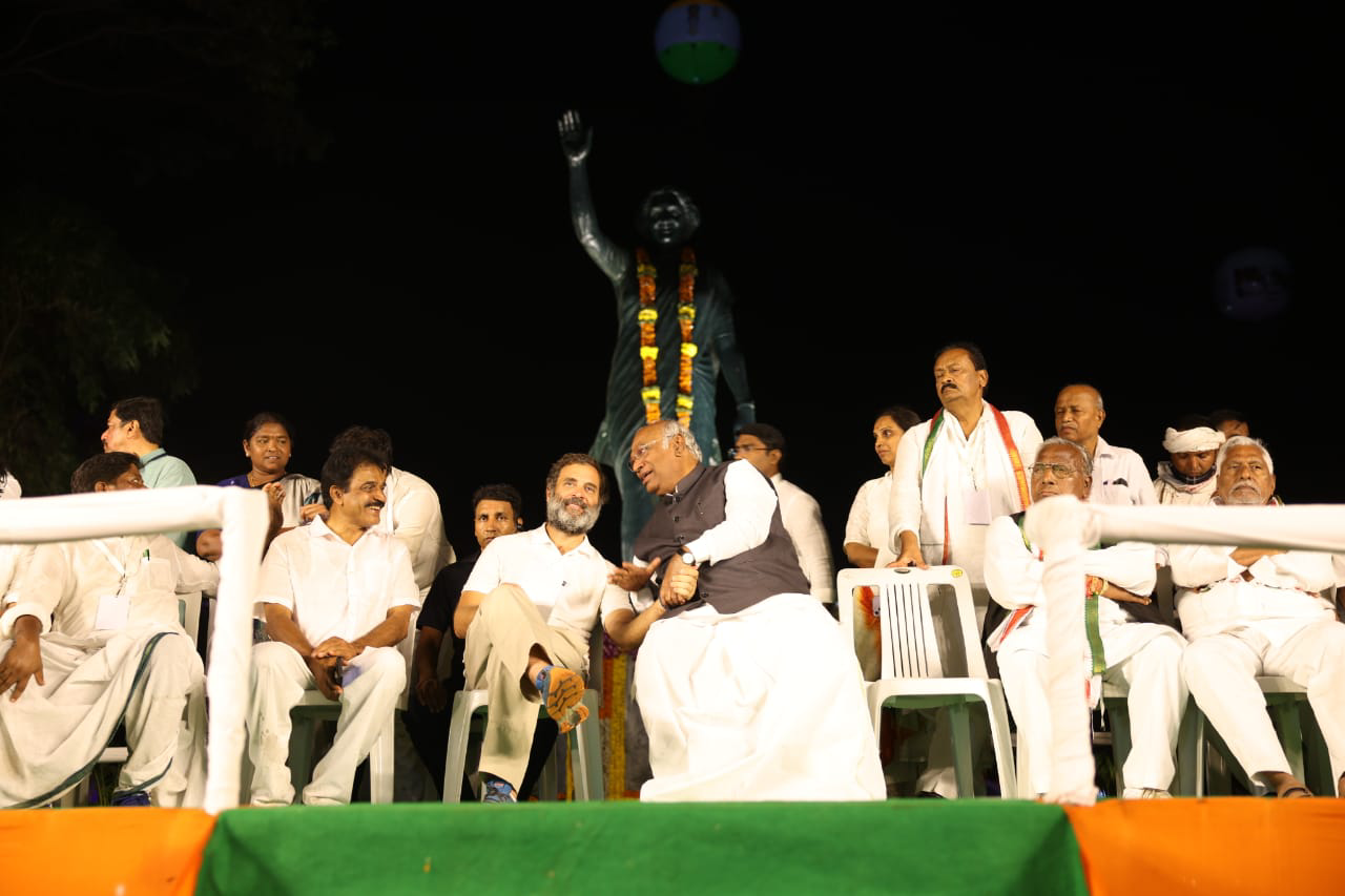 Rahul Gandhi Bharat jodo yatra in hyderabad