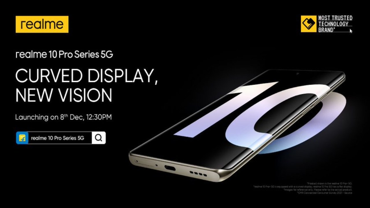 Realme 10 Pro Series : డిసెంబర్ 8న రియల్మి 10ప్రో సిరీస్ వచ్చేస్తోంది.. ధర ఎంత ఉండొచ్చుంటే? Realme 10 Pro Series : డిసెంబర్ 8న రియల్మి 10ప్రో సిరీస్ వచ్చేస్తోంది.. ధర ఎంత ఉండొచ్చుంటే?