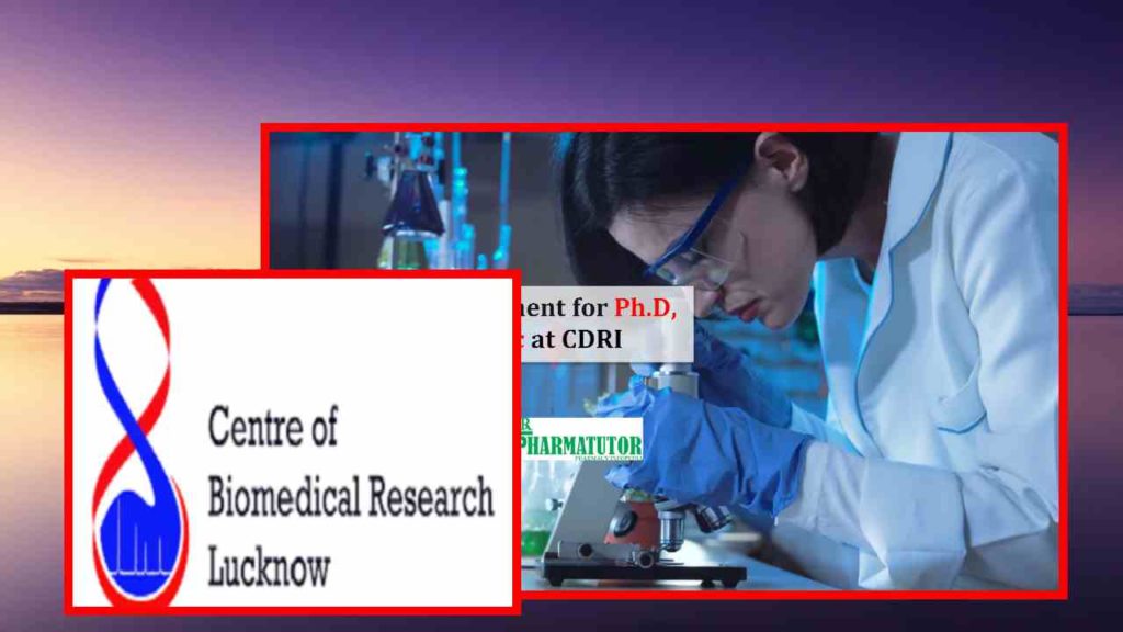 Recruitment of teaching vacancies in Center of Bio Medical Research Lucknow