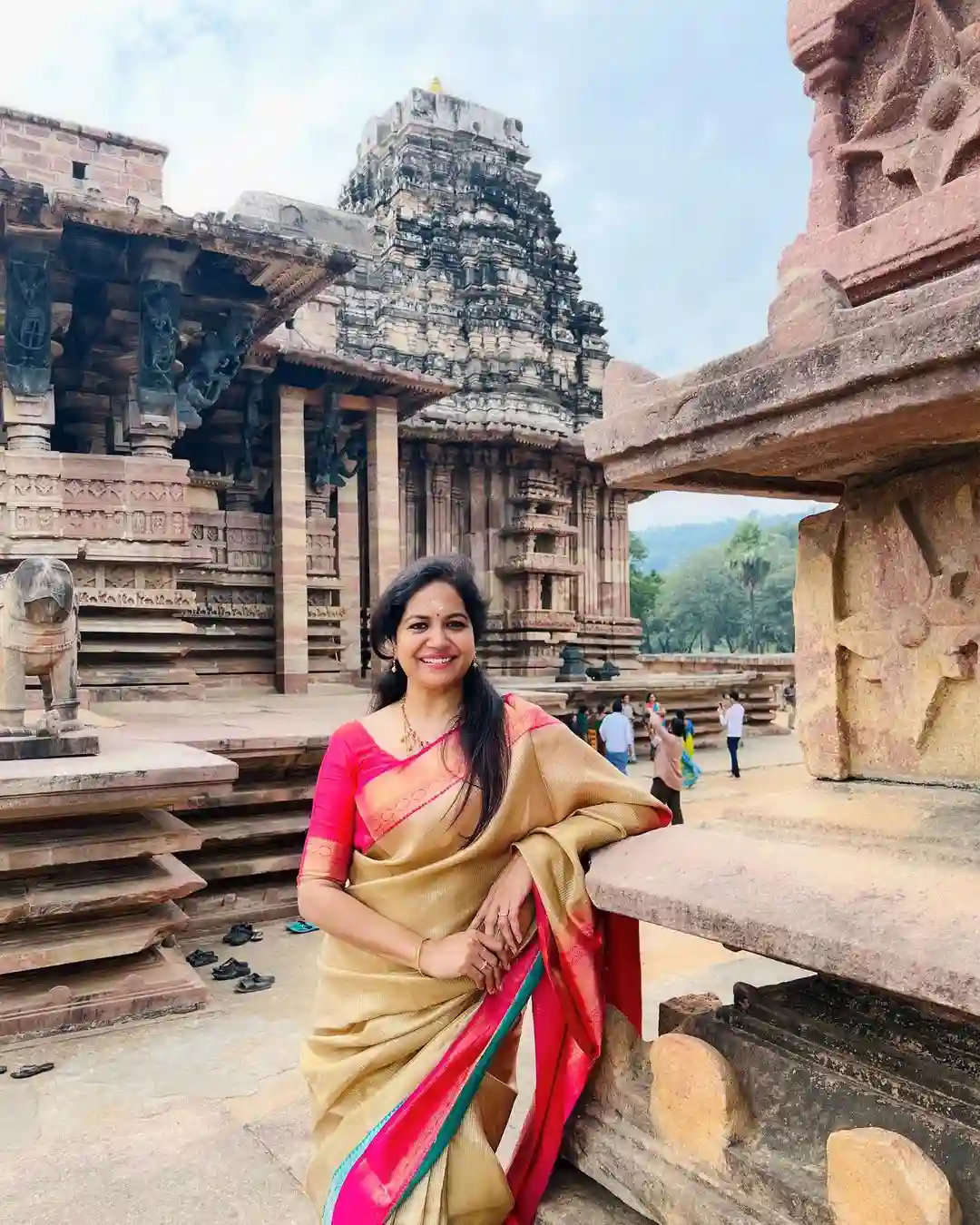 Singer Sunitha at Ramappa Temple