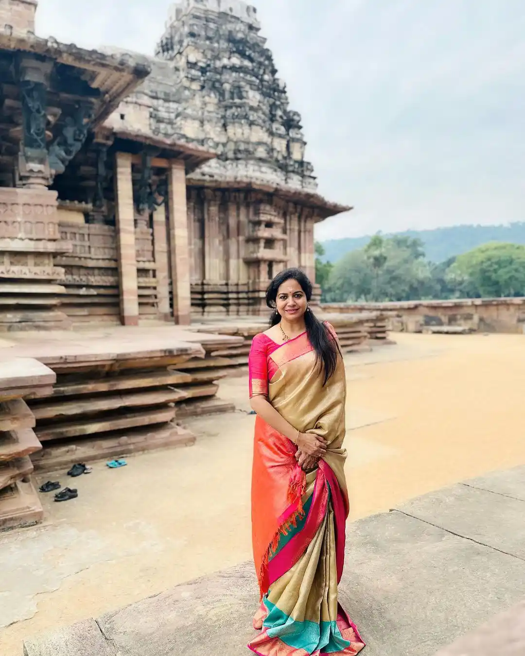 Singer Sunitha at Ramappa Temple