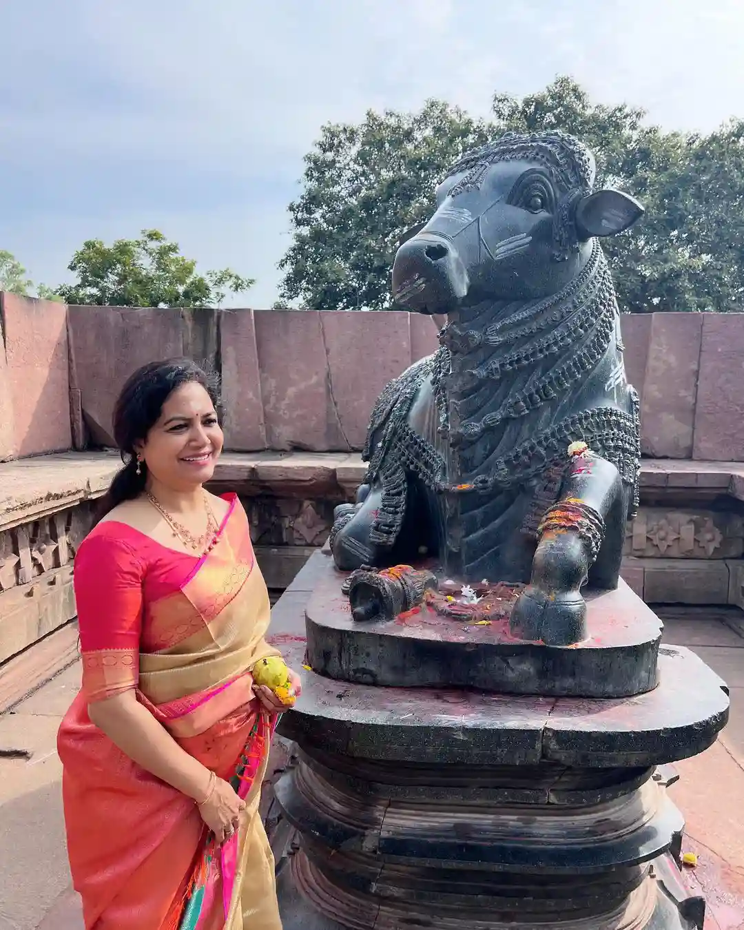 Singer Sunitha at Ramappa Temple