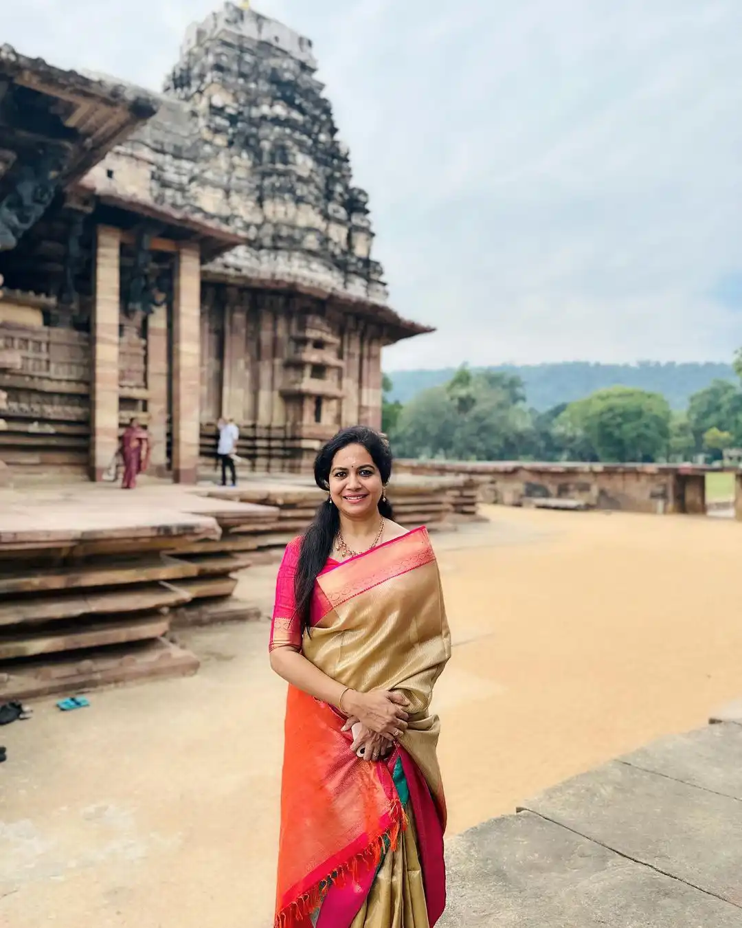 Singer Sunitha at Ramappa Temple