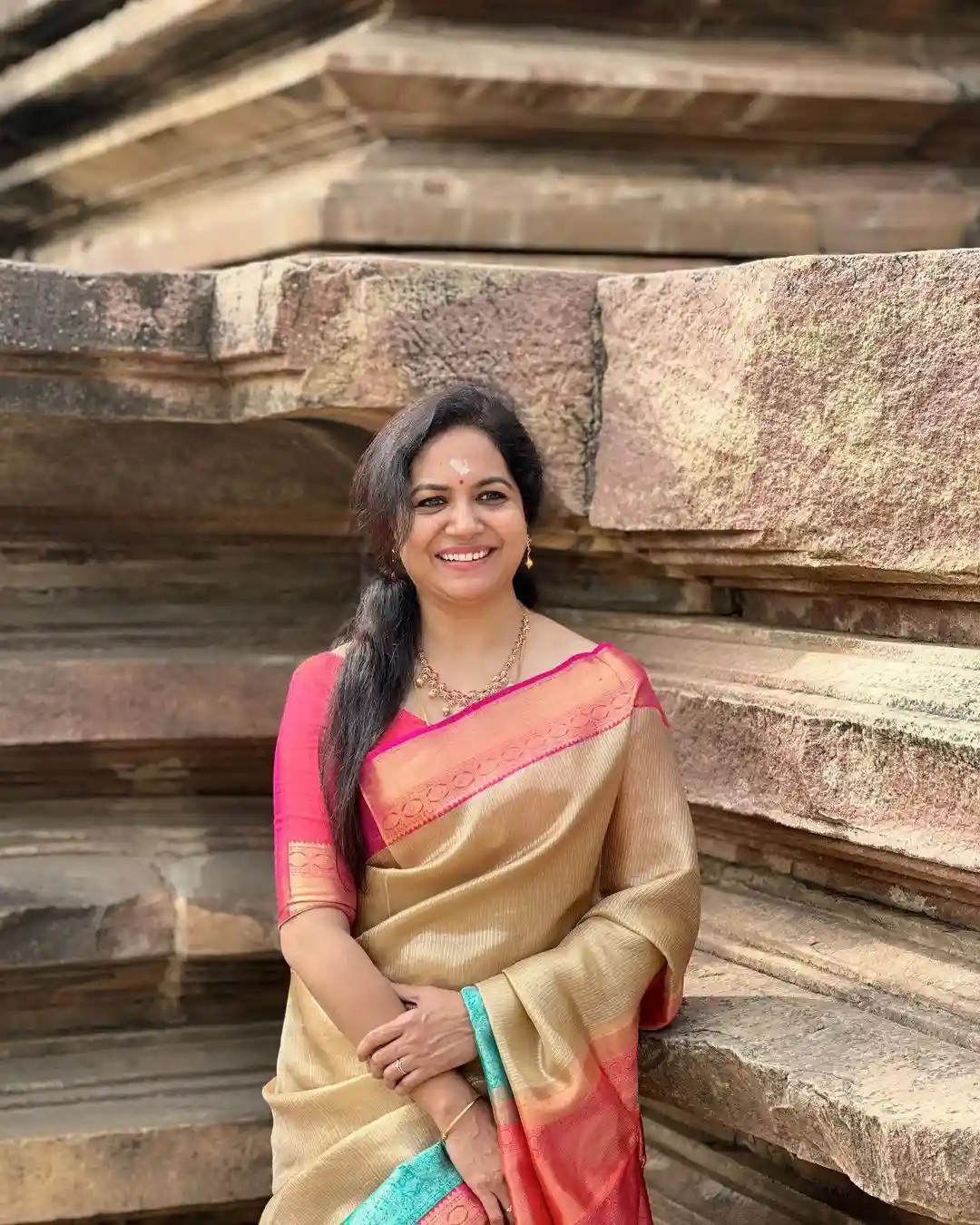 Singer Sunitha at Ramappa Temple