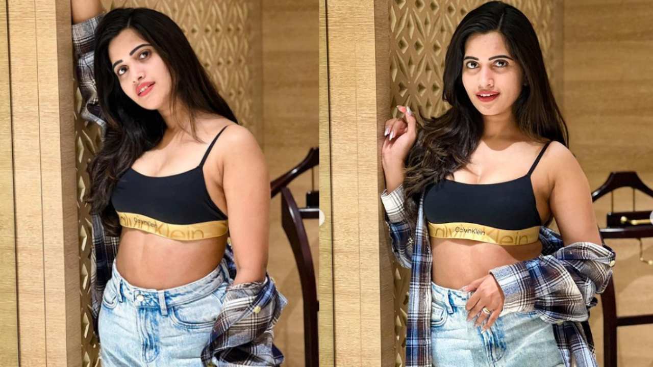 Sravanthi Chokkarapu Removes Shirt Buttons Giving Beauty Treat