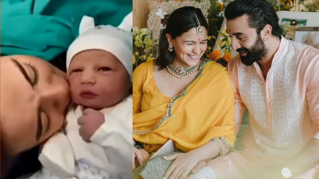 The video of Alia Bhatt kissing her baby gone viral..