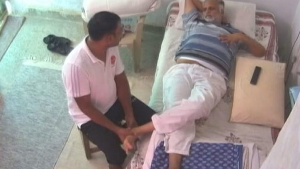 Treatment for injury says Delhi Dy CM Manish Sisodia on Satyendar Jain viral video