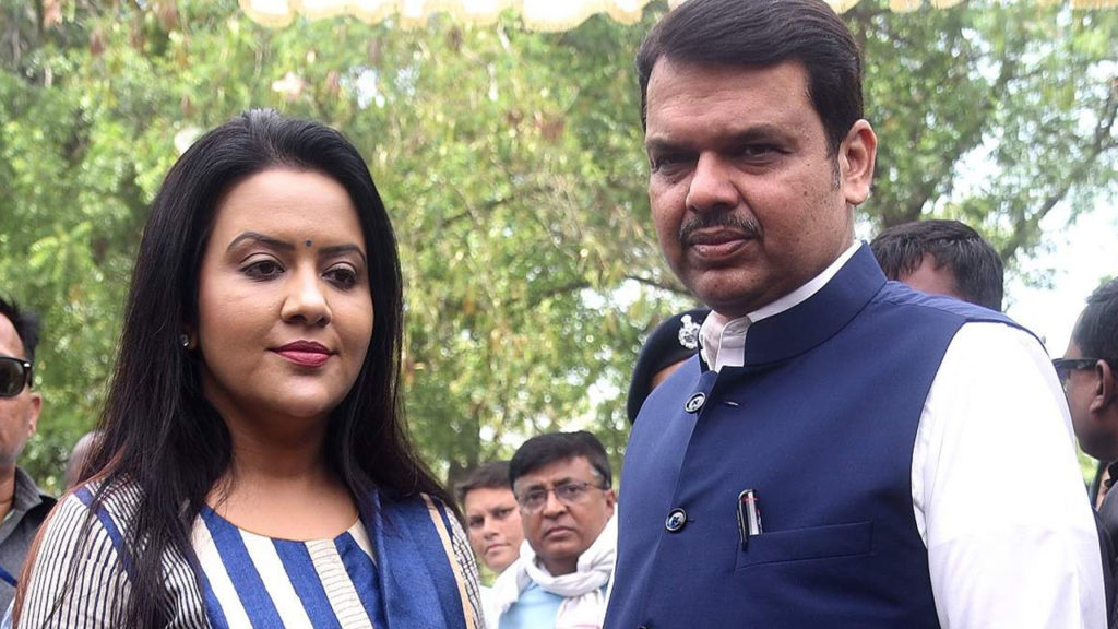 Fadnavis' Wife Backs Governor Amid Row Over Shivaji Remark