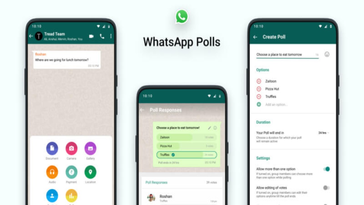 WhatsApp in-chat Polls : వాట్సాప్లో ఇంట్రెస్టింగ్ అప్డేట్.. ఇకపై పోల్ ఫీచర్ అందరూ క్రియేట్ చేసుకోవచ్చు.. ఇదిగో ప్రాసెస్..! WhatsApp in-chat Polls : వాట్సాప్లో ఇంట్రెస్టింగ్ అప్డేట్.. ఇకపై పోల్ ఫీచర్ అందరూ క్రియేట్ చేసుకోవచ్చు.. ఇదిగో ప్రాసెస్..!