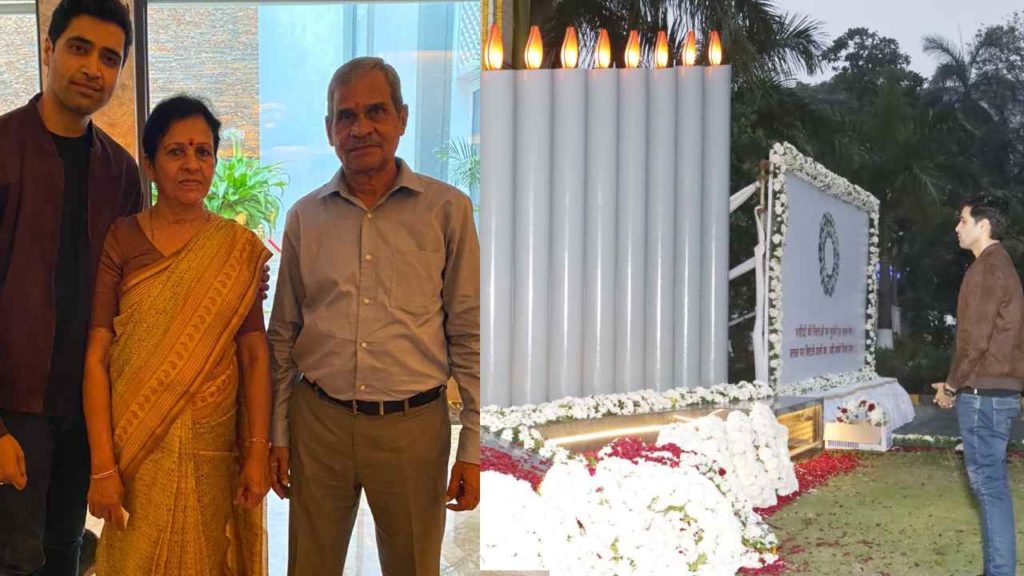 Adivi Sesh paying tributes to 26/11 Immortal heroes in mumbai