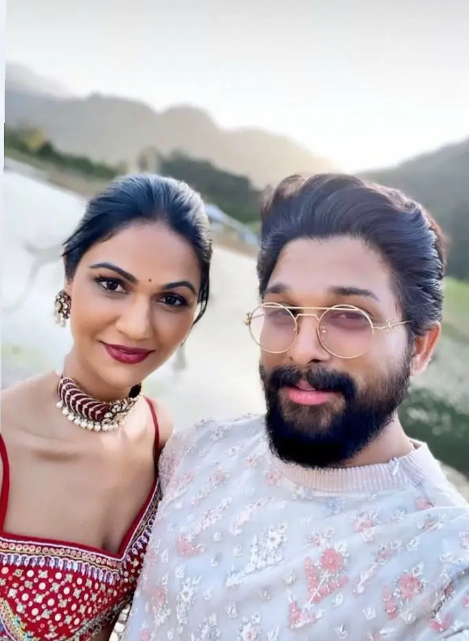 Allu Arjun and Sneha special photo shoot in Africa