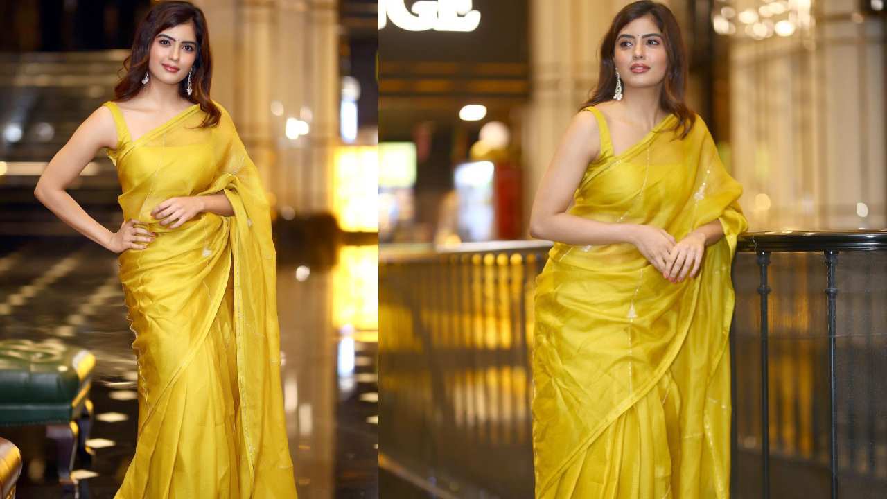 Amritha Aaiyer : పసుపు చీరలో బంగారు వర్ణంలా మెరిసిపోతున్న అమృతా అయ్యర్